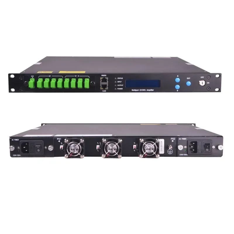 Cable TV FTTH Network fiber optic equipment CATV signal amplifier 4 ports mini EDFA with WDM
Cable TV FTTH Network fiber optic equipment CATV signal amplifier 4 ports mini EDFA with WDM
