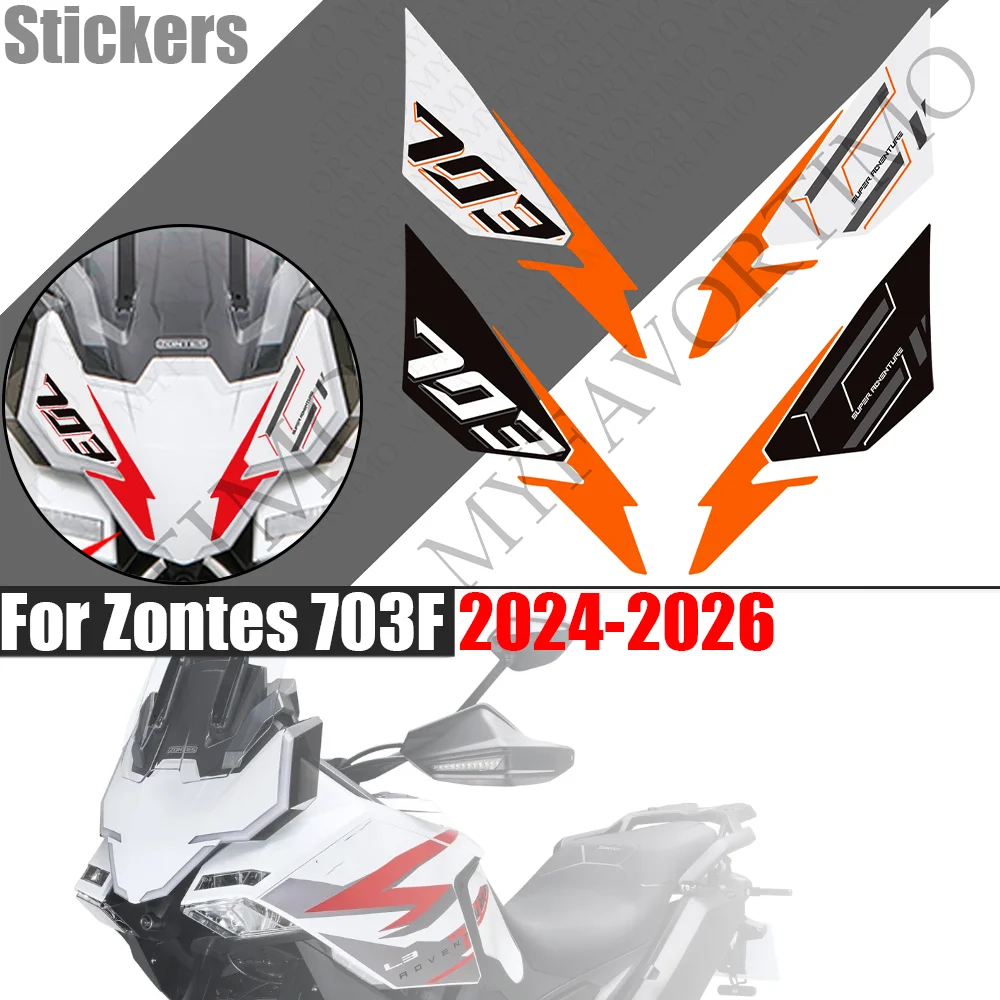 For Zontes ZT703-F ZT-703F Adventure Tank Pad Front Face Fender Windscreen Screen Wind Deflector Stickers Decals 2024-2026
For Zontes ZT703-F ZT-703F Adventure Tank Pad Front Face Fender Windscreen Screen Wind Deflector Stickers Decals 2024-2026