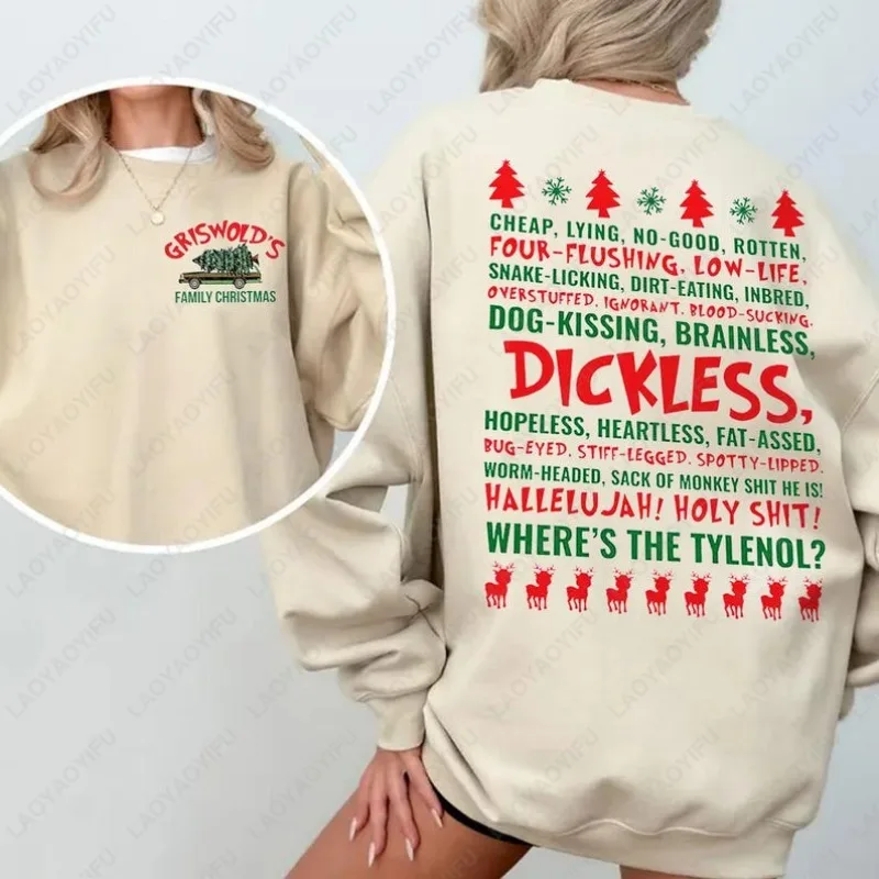 Dickless Griswold 2 Sided Sweatshirt Christmas Sweatshirt Christmas Movie Family Adult Street Fashion Winter Warm Adult Hoody
Dickless Griswold 2 Sided Sweatshirt Christmas Sweatshirt Christmas Movie Family Adult Street Fashion Winter Warm Adult Hoody