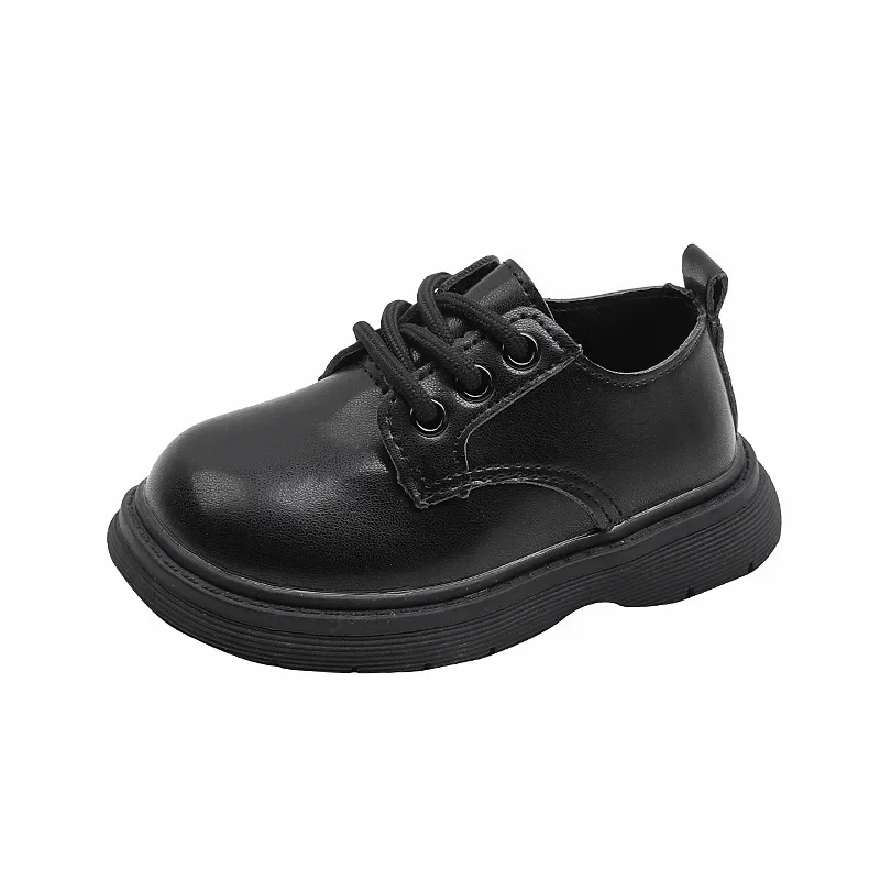 Children Leather Shoes Round Toe Soft Sole Kids Shoe Fashion Casual Boy Loafers Versatile School Girls Shoes Black Lace-up Flats
Children Leather Shoes Round Toe Soft Sole Kids Shoe Fashion Casual Boy Loafers Versatile School Girls Shoes Black Lace-up Flats