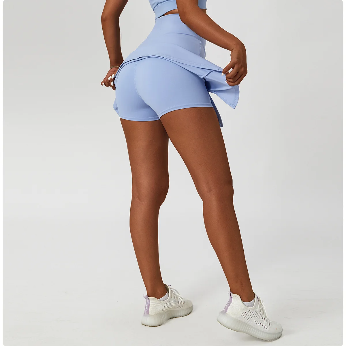 JHJN High Waisted Breathable Sports Short Skirt For Women Fake Two Items Tennis Skirt Pants Anti Exposure Fitness Short Skirt
JHJN High Waisted Breathable Sports Short Skirt For Women Fake Two Items Tennis Skirt Pants Anti Exposure Fitness Short Skirt