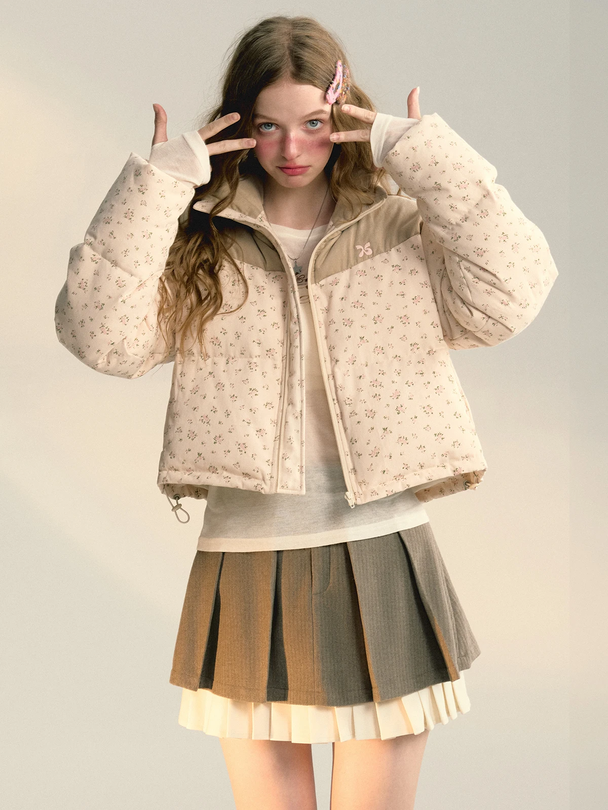 NS76 зимнее женское пальто Jaet с цветочным принтом в стиле пэчворк, милое женское пальто на молнии, Thiened, полиэфирное наполнение
NS76 зимнее женское пальто Jaet с цветочным принтом в стиле пэчворк, милое женское пальто на молнии, Thiened, полиэфирное наполнение