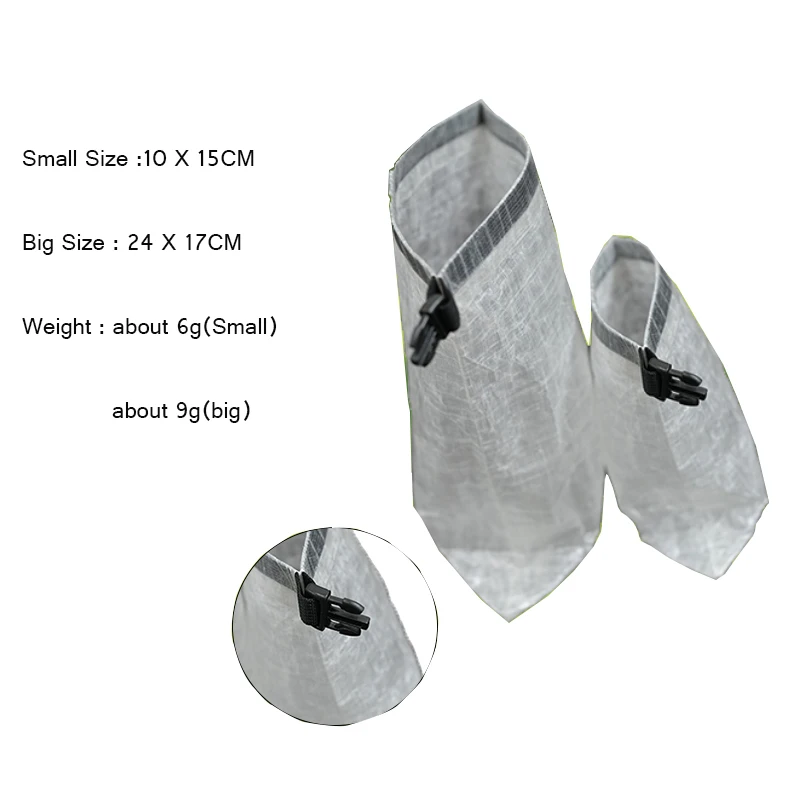 6g 9g Ultra Lightweight DCF Fiber Storage Bag-Outdoor Gear Organizer For First Aid, Food Toiletries Waterproof Hiking Bag
6g 9g Ultra Lightweight DCF Fiber Storage Bag-Outdoor Gear Organizer For First Aid, Food Toiletries Waterproof Hiking Bag