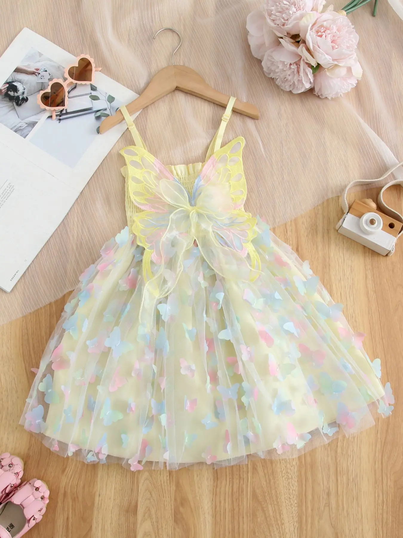 2026 New Baby Girls Birthday Party Evening Dresses Butterfly Wings Summer Dress for Children's Colorful Mesh Dress Kids Clothes
2026 New Baby Girls Birthday Party Evening Dresses Butterfly Wings Summer Dress for Children's Colorful Mesh Dress Kids Clothes