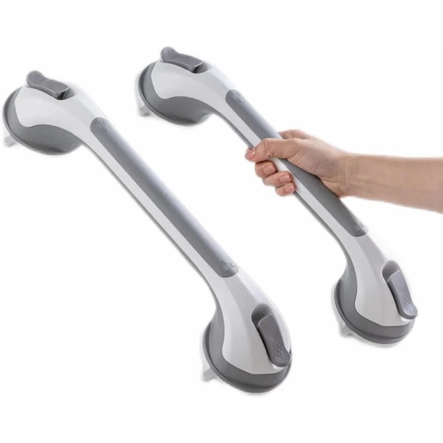 TAILI Grab Bars for Bathtubs and Showers 2 Pack Suction Grab Bar Heavy Duty Shower Handle Removable Bath Handrails for Seniors
TAILI Grab Bars for Bathtubs and Showers 2 Pack Suction Grab Bar Heavy Duty Shower Handle Removable Bath Handrails for Seniors