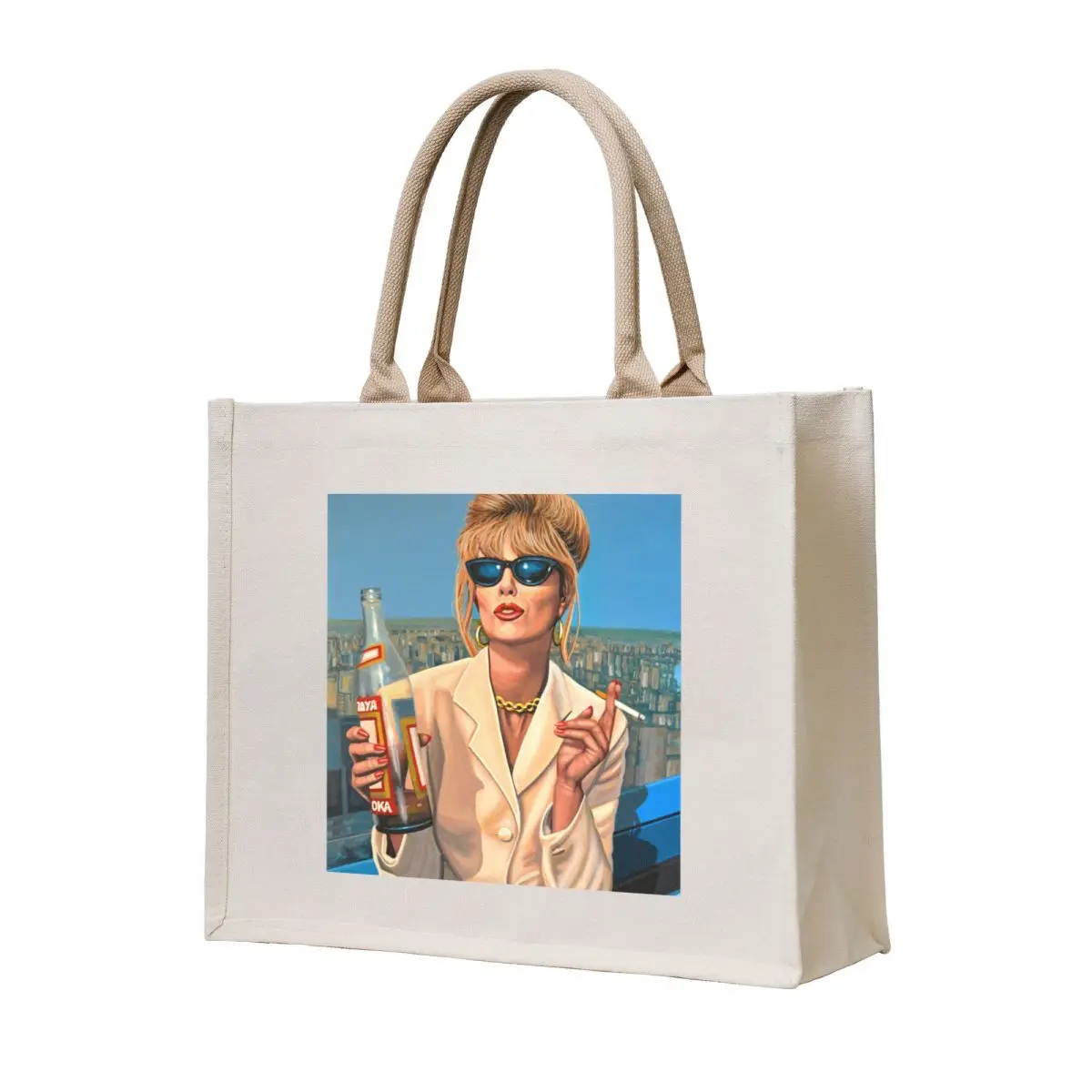 Joanna Lumley as Patsy Stone painting Tote Bag tote bags aesthetic shopper bag women Women's handbag Custom bag
Joanna Lumley as Patsy Stone painting Tote Bag tote bags aesthetic shopper bag women Women's handbag Custom bag