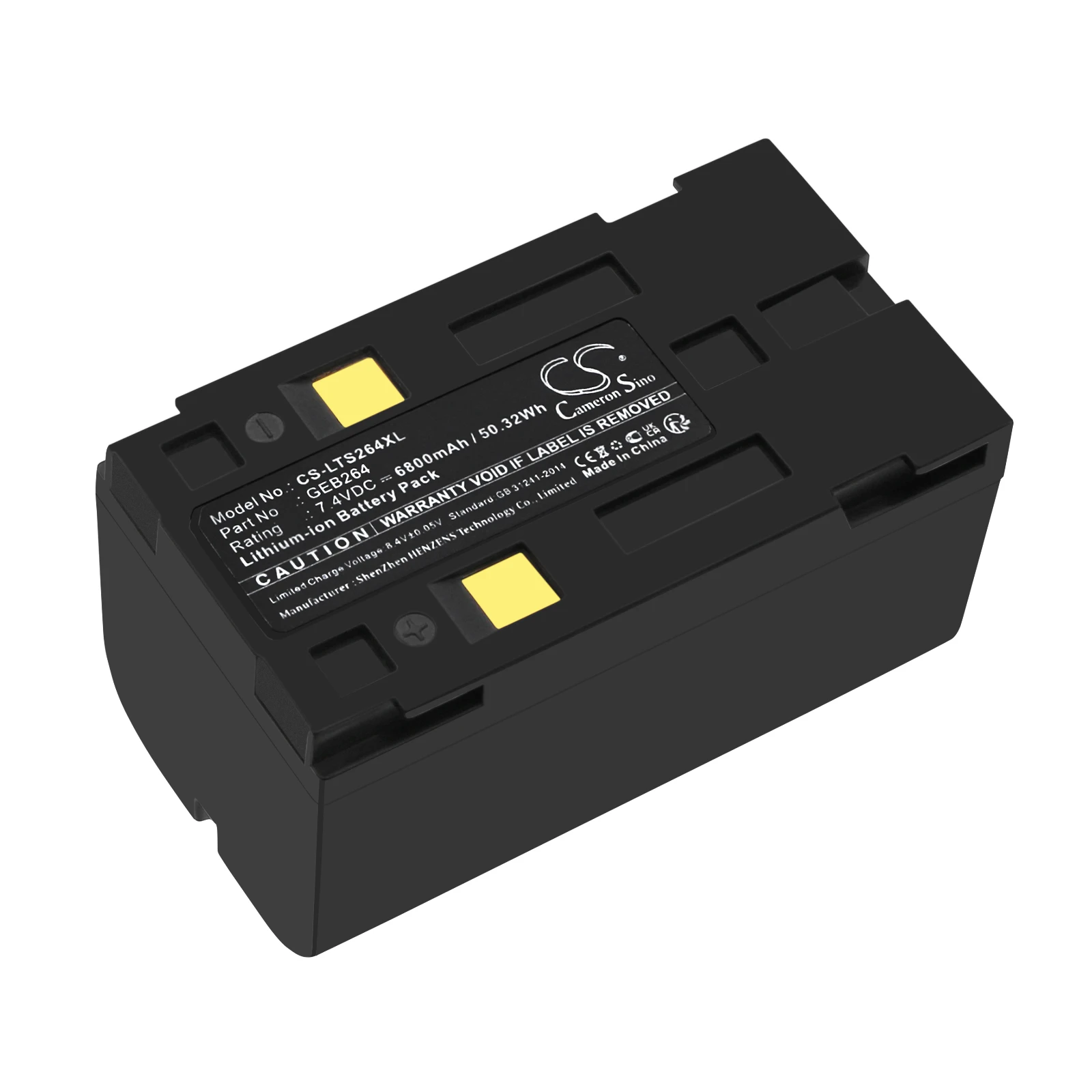 CS Replacement Battery For Leica TS01 Total Station 945125, GEB264 6800mAh / 50.32Wh
CS Replacement Battery For Leica TS01 Total Station 945125, GEB264 6800mAh / 50.32Wh