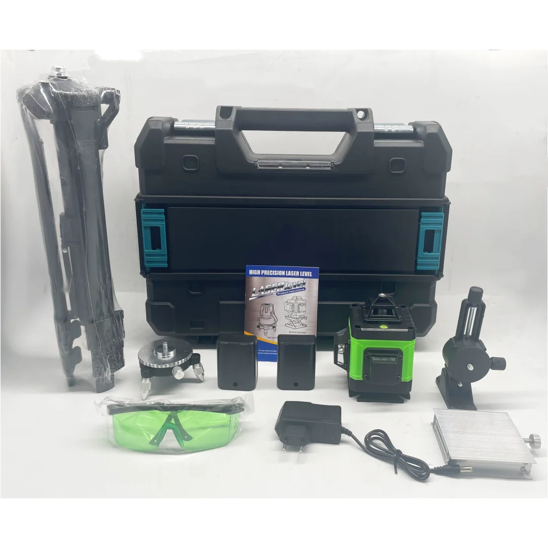 Dingyue Hot Selling 4D Laser Level Green Light Self-leveling 360° Multi Line Laser Level for Building Tools
Dingyue Hot Selling 4D Laser Level Green Light Self-leveling 360° Multi Line Laser Level for Building Tools