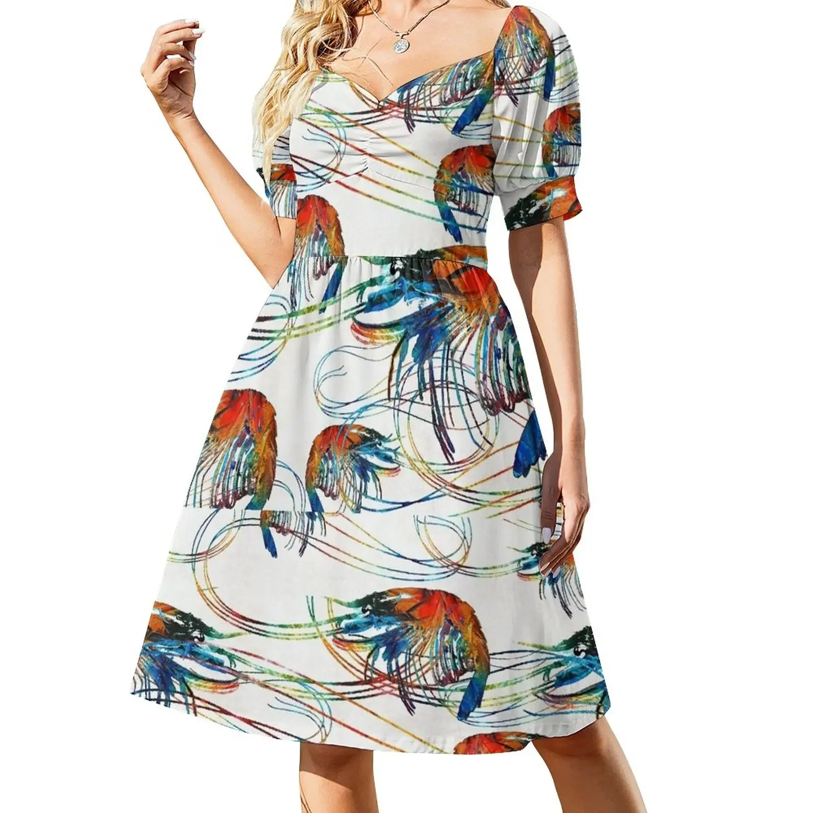 Bright Colorful Shrimp Collage Art by Sharon Cummings Short-Sleeved Dress summer dress womens 2025 Clothing female
Bright Colorful Shrimp Collage Art by Sharon Cummings Short-Sleeved Dress summer dress womens 2025 Clothing female