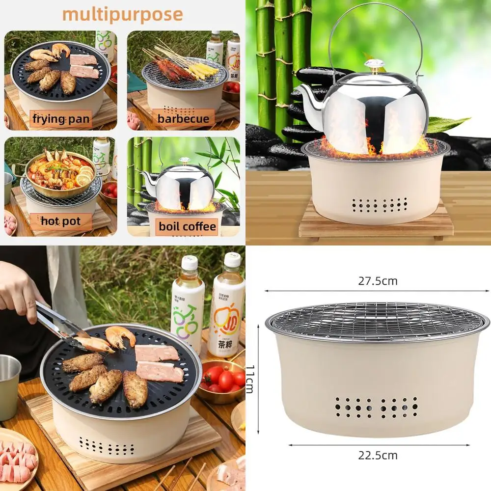 Портативный гриль из нержавеющей стали 10,5 дюймов с антипригарным покрытием для улицы, кемпинга и домашних вечеринок
Портативный гриль из нержавеющей стали 10,5 дюймов с антипригарным покрытием для улицы, кемпинга и домашних вечеринок