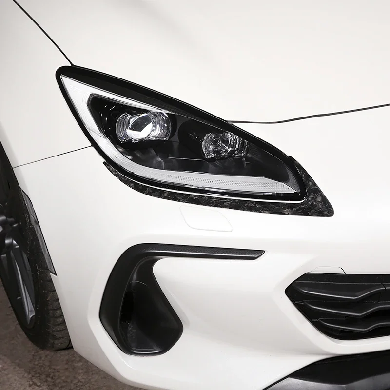 2 Pcs For Toyota 86/Subaru BRZ 2022 Real Carbon Fiber Car Headlight Eyebrow Cover Trim Head Lamp Eyelid Exterior Accessories
2 Pcs For Toyota 86/Subaru BRZ 2022 Real Carbon Fiber Car Headlight Eyebrow Cover Trim Head Lamp Eyelid Exterior Accessories