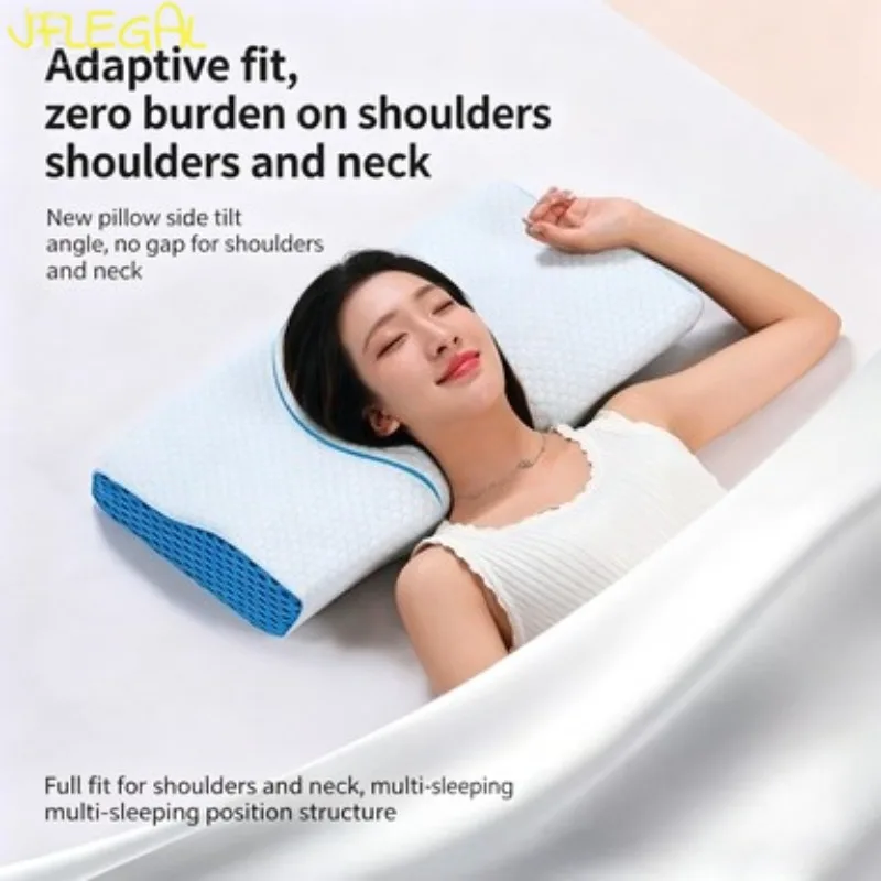 JFLEGAL Contour Memory Foam Pillow Adaptive Fit Cervical Pillow Zero Pressure Neck Support for All Sleep Positions
JFLEGAL Contour Memory Foam Pillow Adaptive Fit Cervical Pillow Zero Pressure Neck Support for All Sleep Positions