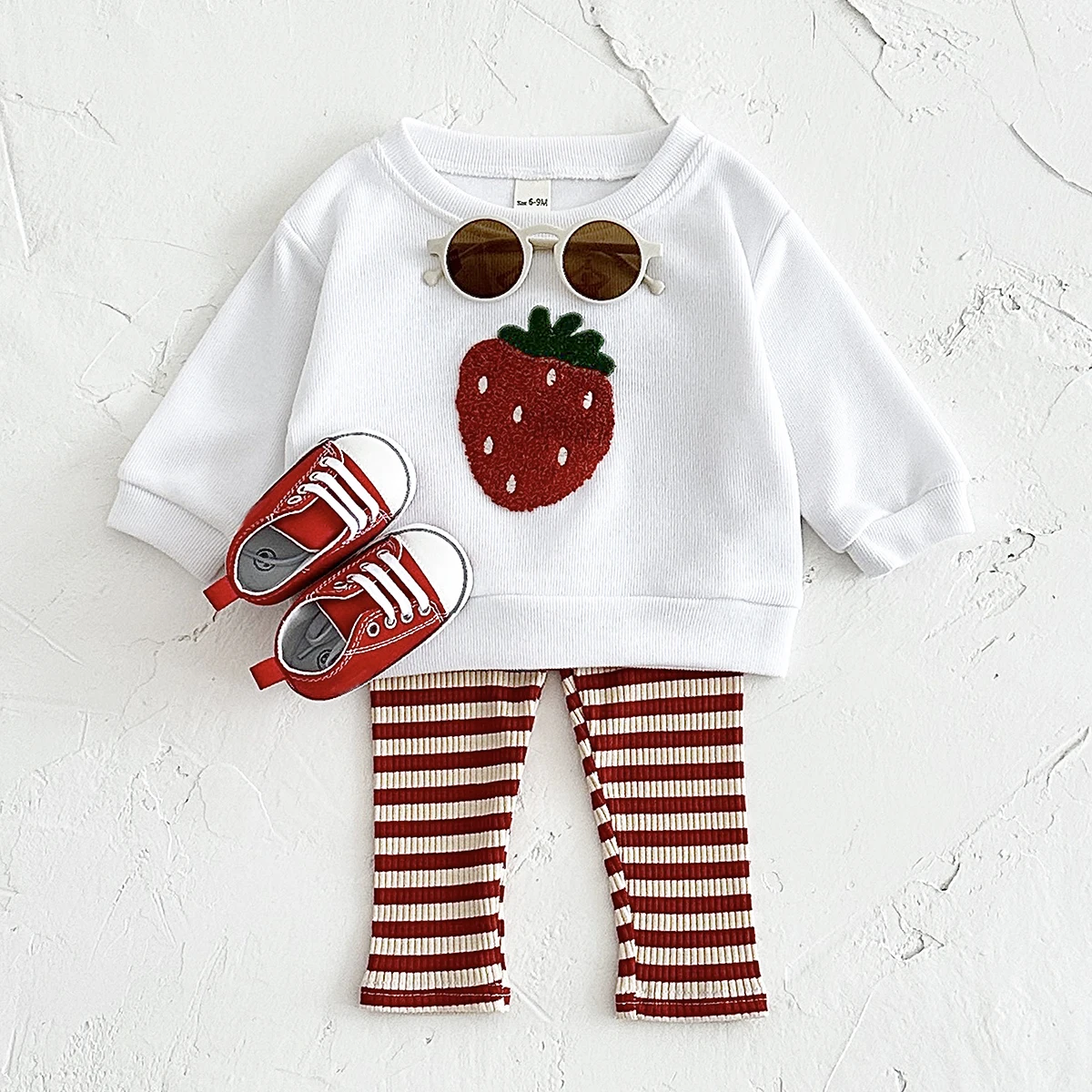 Baby 0-3Y New Autumn Infant Toddler Outfits Cute Fruit Plush Fabric Pullover+Pants 2Pcs Newborn Baby Girls Clothes Sets
Baby 0-3Y New Autumn Infant Toddler Outfits Cute Fruit Plush Fabric Pullover+Pants 2Pcs Newborn Baby Girls Clothes Sets