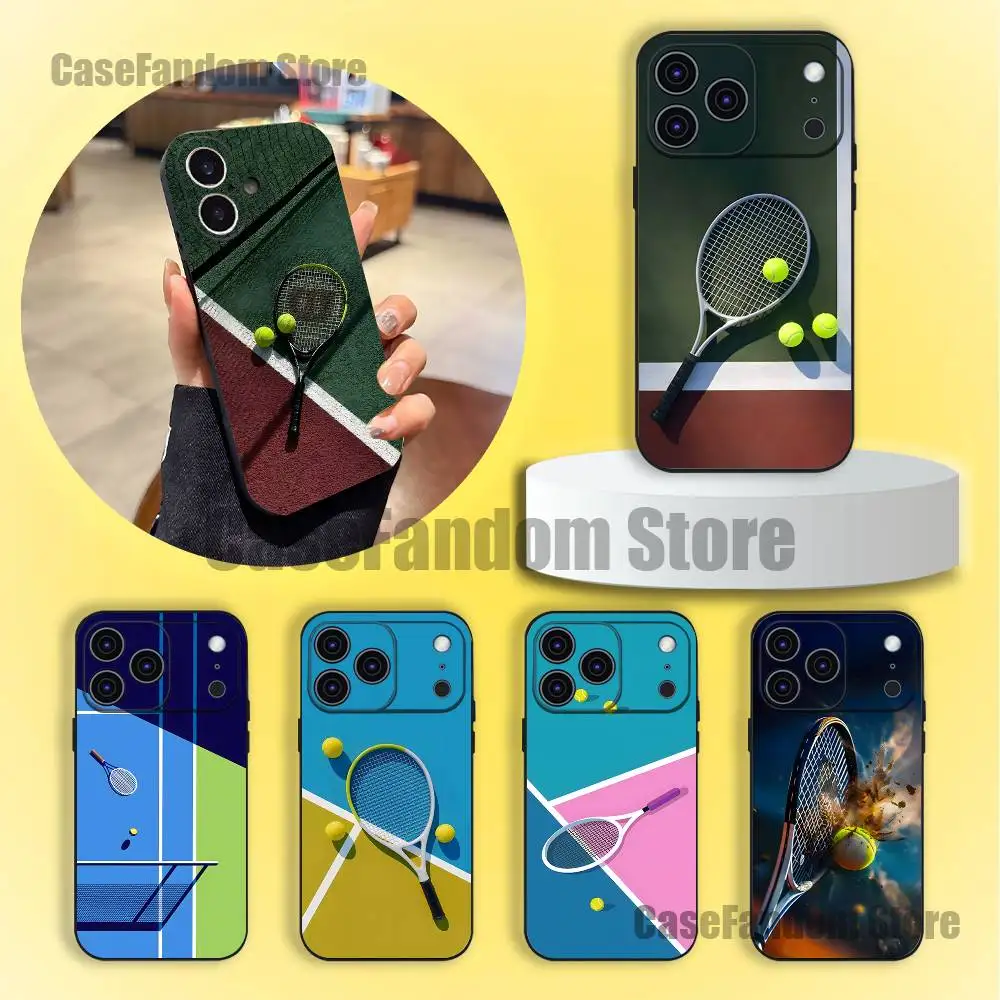 Tennis Racket For iPhone 17,16,15,14,13,12,11,Pro,Max,Plus Black Soft Cover Phone Case
Tennis Racket For iPhone 17,16,15,14,13,12,11,Pro,Max,Plus Black Soft Cover Phone Case