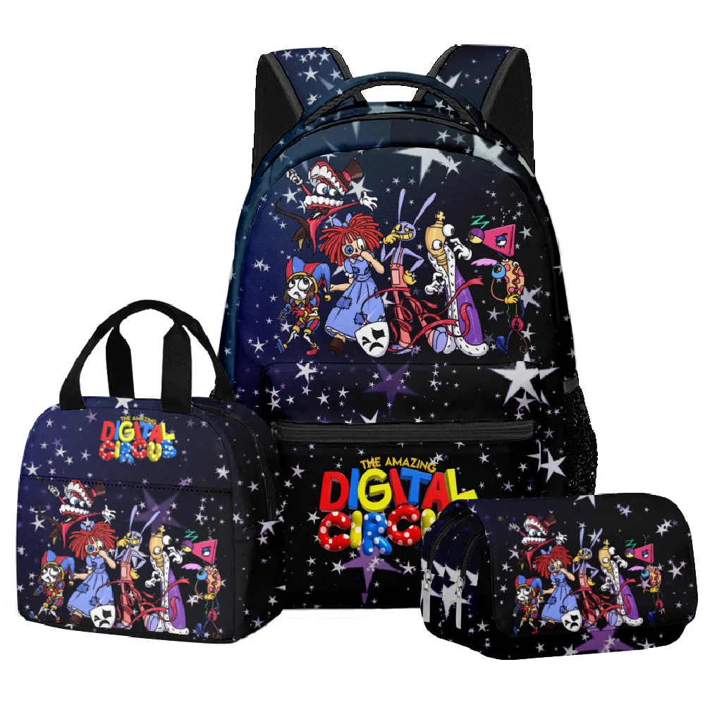 Harajuku Funny The Amazing Digital Circus 3D Printed 3pcs/Set Student School Bags Laptop Daypack Backpack Lunch bag Pencil Case
Harajuku Funny The Amazing Digital Circus 3D Printed 3pcs/Set Student School Bags Laptop Daypack Backpack Lunch bag Pencil Case