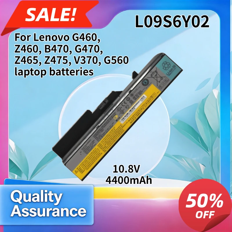 4400mAh Compatible with Lenovo G460, Z460, B470, G470, Z465, Z475, V370, G560 laptop batteries
4400mAh Compatible with Lenovo G460, Z460, B470, G470, Z465, Z475, V370, G560 laptop batteries