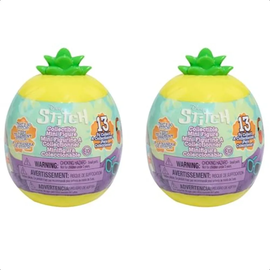Stitch Thats So Stitch Collectible Figures Series 2 2Pack Mystery 2inch Figurine Blind Capsule Toys for Ages 3 Up by Just Play
Stitch Thats So Stitch Collectible Figures Series 2 2Pack Mystery 2inch Figurine Blind Capsule Toys for Ages 3 Up by Just Play