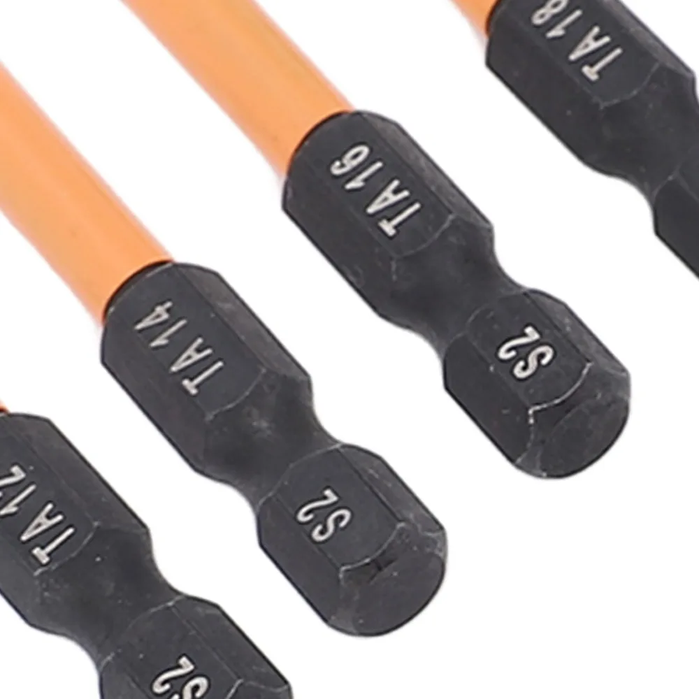 10pcs S2 Alloy Steel Triangle Screwdriver Bits Set 1/4 Inch Hex Shank 50mm Length Triangle Head Drill Bit 2 Inch Length Magnetic
10pcs S2 Alloy Steel Triangle Screwdriver Bits Set 1/4 Inch Hex Shank 50mm Length Triangle Head Drill Bit 2 Inch Length Magnetic