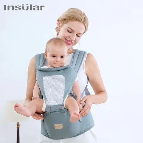 Insular – porte-bébé ergonomique, kangourou, face avant, pour nouveau-né, enfants en bas âge, charge ours 20Kg