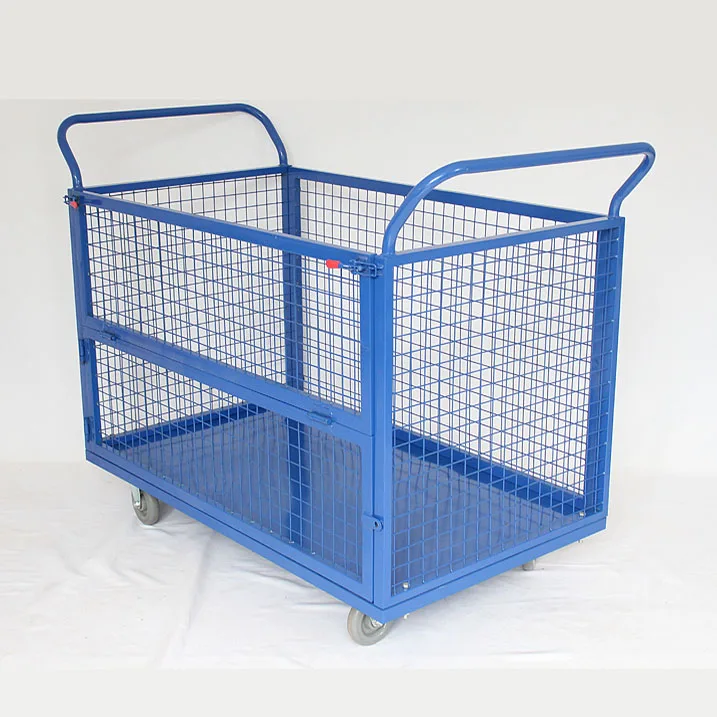 High Efficiency Steel Wire Mesh Foldable Four-Wheel Powder Coated Industrial Storage Material Handling Tools Carts OEM
High Efficiency Steel Wire Mesh Foldable Four-Wheel Powder Coated Industrial Storage Material Handling Tools Carts OEM