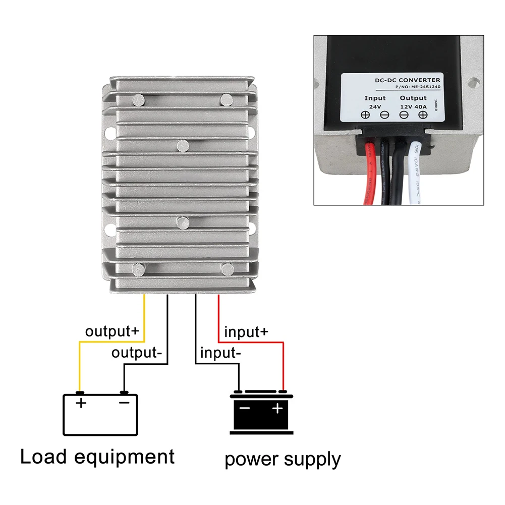 Преобразователь напряжения, серебристый, DC-DC, понижающий, 40А, ток без нагрузки 50мА, защита от перенапряжения, для автономных систем
Преобразователь напряжения, серебристый, DC-DC, понижающий, 40А, ток без нагрузки 50мА, защита от перенапряжения, для автономных систем