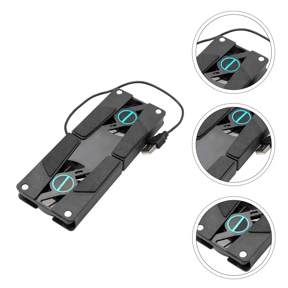 2Pcs Foldable Laptop Cooling Pad Dual Fan USB Powered Notebook Cooler Stand Anti-Slip Portable Heat Dissipation
2Pcs Foldable Laptop Cooling Pad Dual Fan USB Powered Notebook Cooler Stand Anti-Slip Portable Heat Dissipation