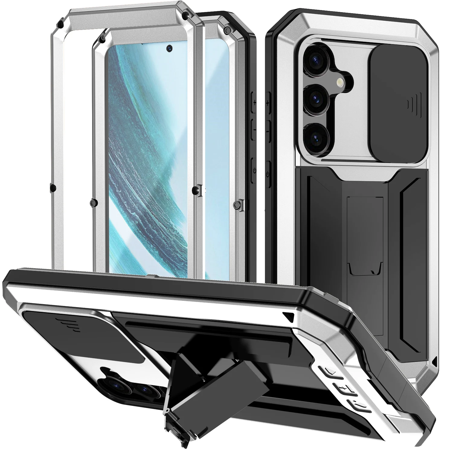 R-just Heavy Duty Protection Phone Case For Samsung S26 S25 S24 S23 S22 Ultra Plus Resistant Waterproof Dusty-proof Full Cover
R-just Heavy Duty Protection Phone Case For Samsung S26 S25 S24 S23 S22 Ultra Plus Resistant Waterproof Dusty-proof Full Cover