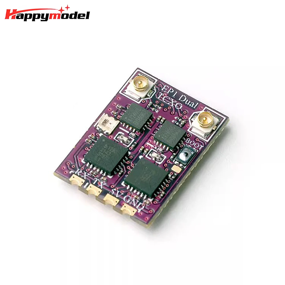HappyModel 2,4G ELRS EP1 DUAL TCXO Приемник True Diversity с радиочастотным усилителем для FPV Фристайл Дрон дальнего действия
HappyModel 2,4G ELRS EP1 DUAL TCXO Приемник True Diversity с радиочастотным усилителем для FPV Фристайл Дрон дальнего действия