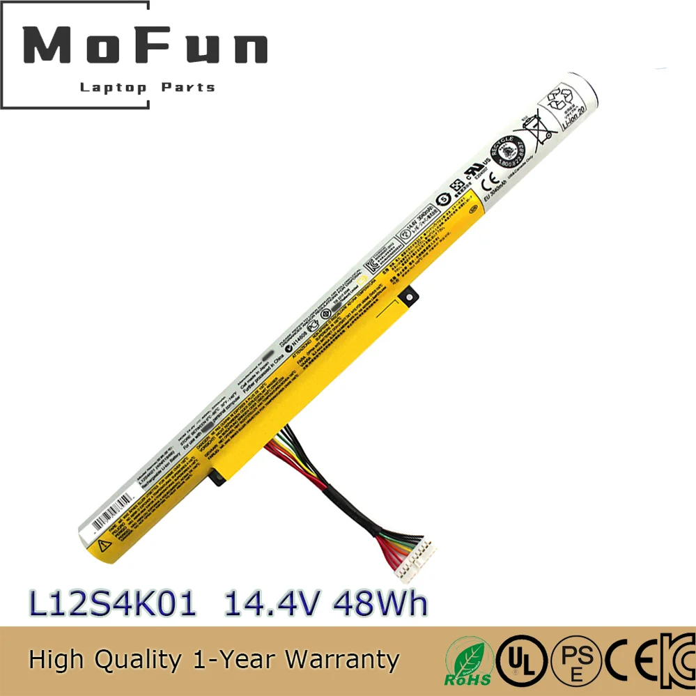 Original L12S4K01 14.4V 48Wh Laptop Battery for Lenovo IdeaPad P400 Z400 Z410 Z500 Z510 L12M4K01
Original L12S4K01 14.4V 48Wh Laptop Battery for Lenovo IdeaPad P400 Z400 Z410 Z500 Z510 L12M4K01