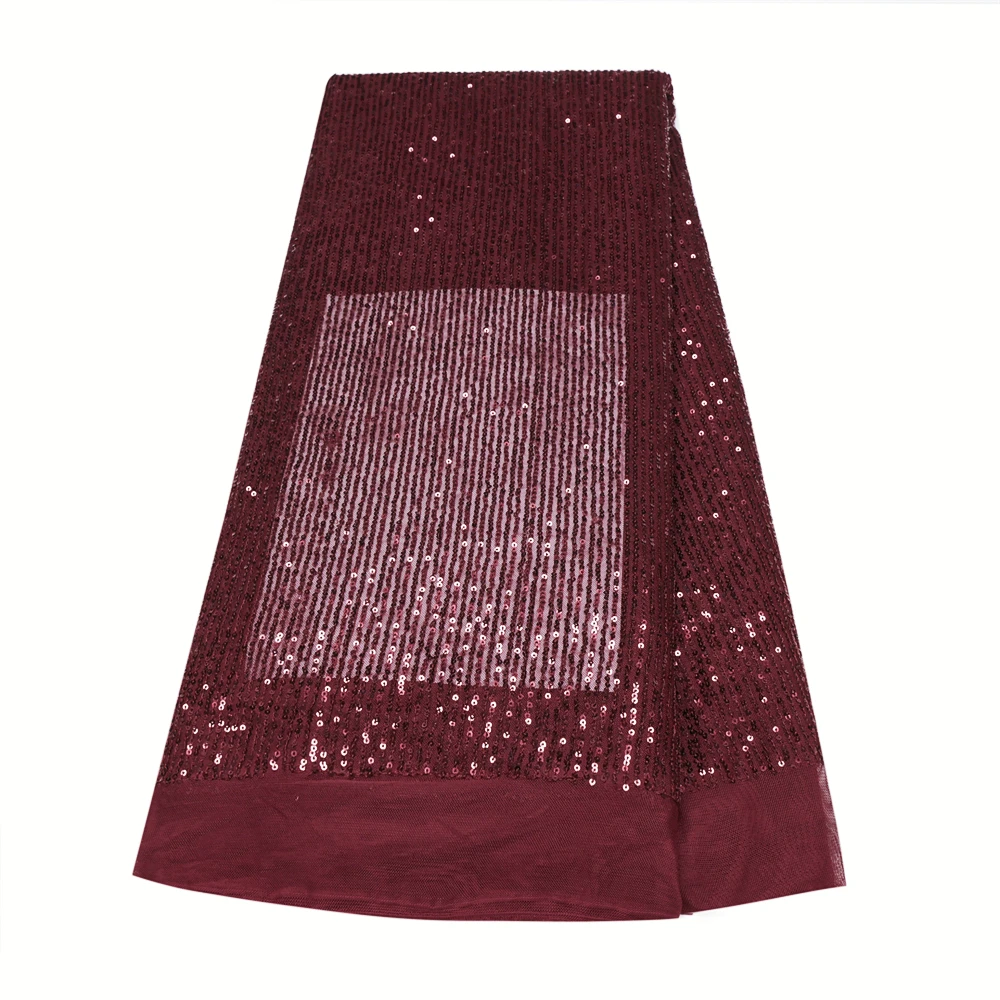 African Lace Tulle Fabrics with Sequins for Party Dress, Wine French Net, Latest, 5 Yards, 2023
African Lace Tulle Fabrics with Sequins for Party Dress, Wine French Net, Latest, 5 Yards, 2023