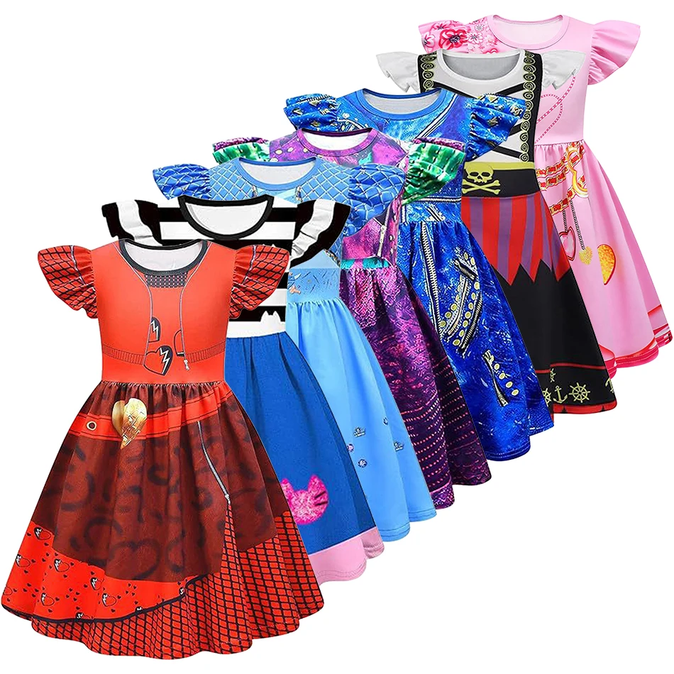 Elegant Halloween Girls Flutter Sleeve Dress Stage Performance Party Kids Cospaly Dresses Fashionable Girls Daily Wear Dresses
Elegant Halloween Girls Flutter Sleeve Dress Stage Performance Party Kids Cospaly Dresses Fashionable Girls Daily Wear Dresses