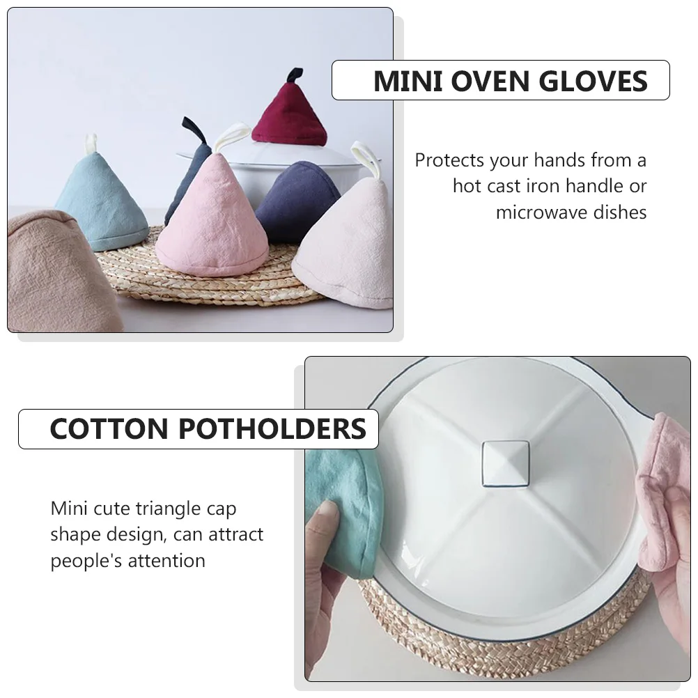 Cotton Pot Holders Heat Insulation Pad Reusable Washable Kitchen Bakeware Microwave Oven Hot Dishes Pan Handle Covers Triangle
Cotton Pot Holders Heat Insulation Pad Reusable Washable Kitchen Bakeware Microwave Oven Hot Dishes Pan Handle Covers Triangle