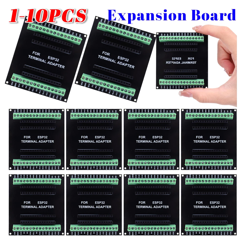 1-10pcs ESP32 Development Board CP2102 NodeMCU-32S Lua 30Pin GPIO 1 Into 2 Development Module Dual Core CPU Low Power Module