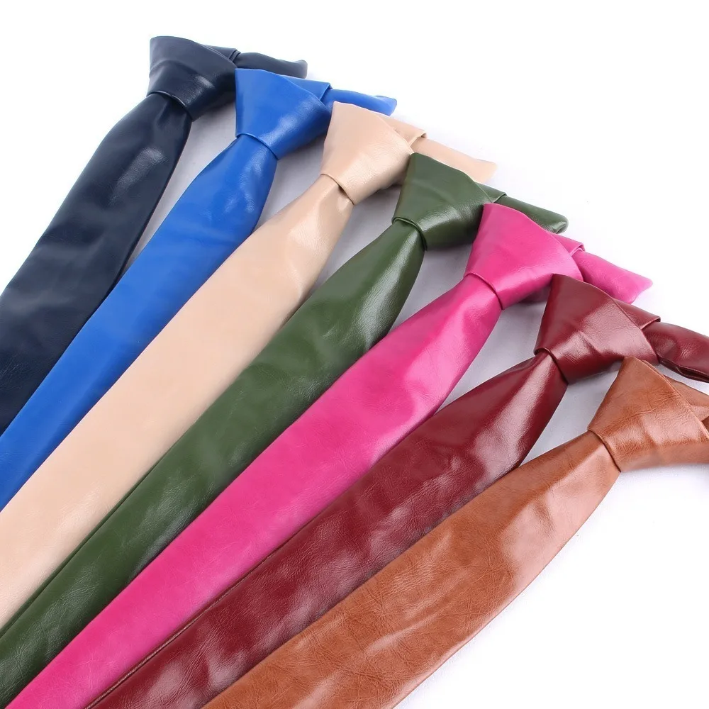Fashion Retro PU Leather Ties 5.5cm Wide Versatile JK Necktie Solid Color Casual Narrow tie Unisex
Fashion Retro PU Leather Ties 5.5cm Wide Versatile JK Necktie Solid Color Casual Narrow tie Unisex