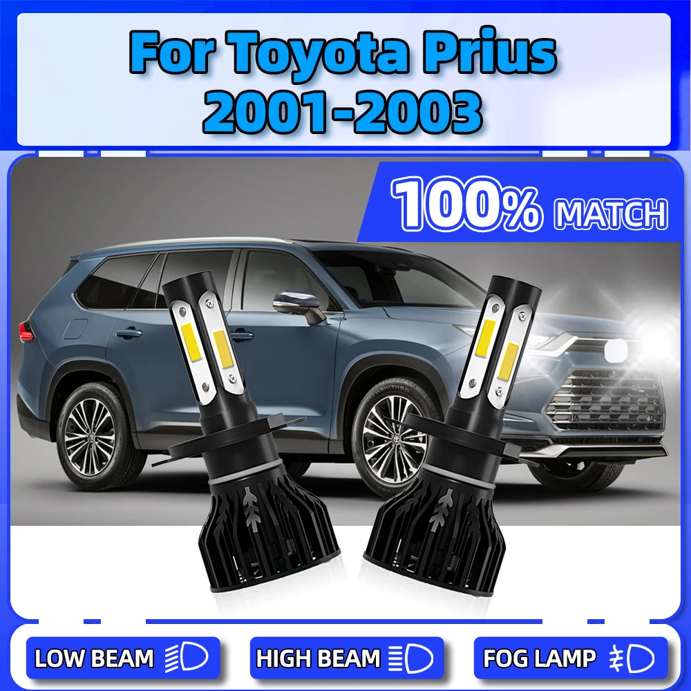 20000LM LED Headlight Bulbs 120W Plug And Play Auto Headlamps 12V CSP Chips Car Front Lights For Toyota Prius 2001 2002 2003
20000LM LED Headlight Bulbs 120W Plug And Play Auto Headlamps 12V CSP Chips Car Front Lights For Toyota Prius 2001 2002 2003