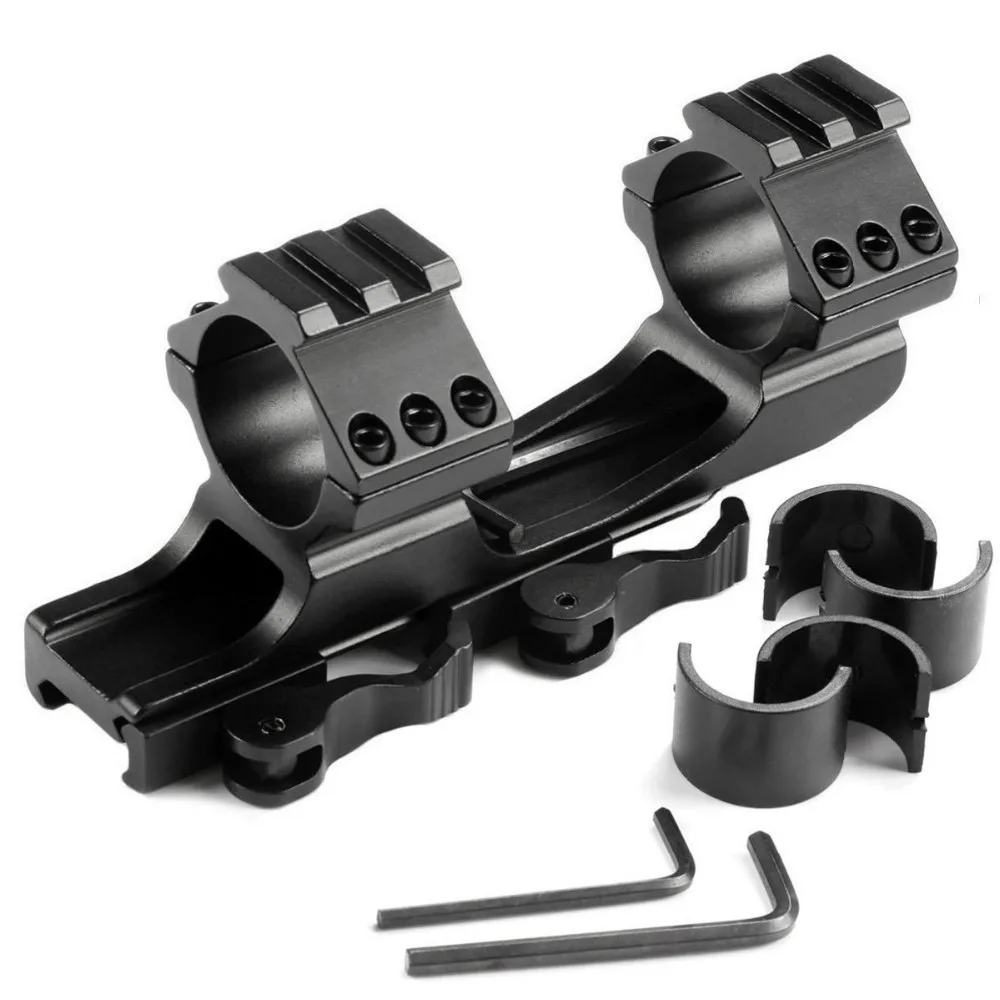 UniqueFire 25.4mm /30mm Quick Release Cantilever Weaver Forward Reach Dual Ring Scope Mount for LED Flashlight
UniqueFire 25.4mm /30mm Quick Release Cantilever Weaver Forward Reach Dual Ring Scope Mount for LED Flashlight