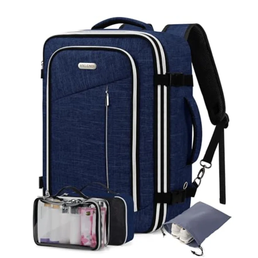 Travel Carry On 17.5" Laptop Backpack for Men Women, Personal Item Bag Waterproof Airline Approved with USB Charging Hole 3 Pac
Travel Carry On 17.5" Laptop Backpack for Men Women, Personal Item Bag Waterproof Airline Approved with USB Charging Hole 3 Pac