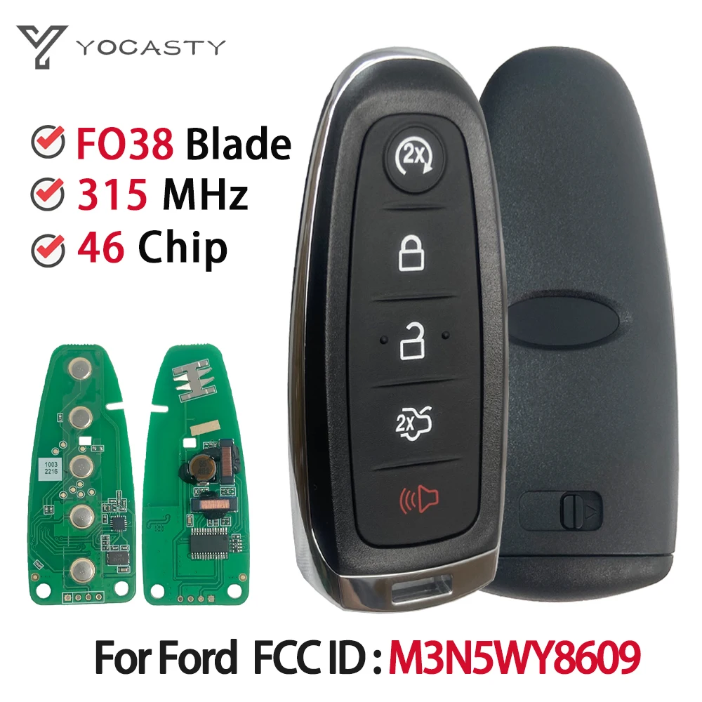 Умный дистанционный ключ YOCASTY для Ford Focus Edge Escape Flex Taurus Explore Expedition 2011-2018 315 МГц ID46 PCF7953/7945 M3N5WY8609
Умный дистанционный ключ YOCASTY для Ford Focus Edge Escape Flex Taurus Explore Expedition 2011-2018 315 МГц ID46 PCF7953/7945 M3N5WY8609