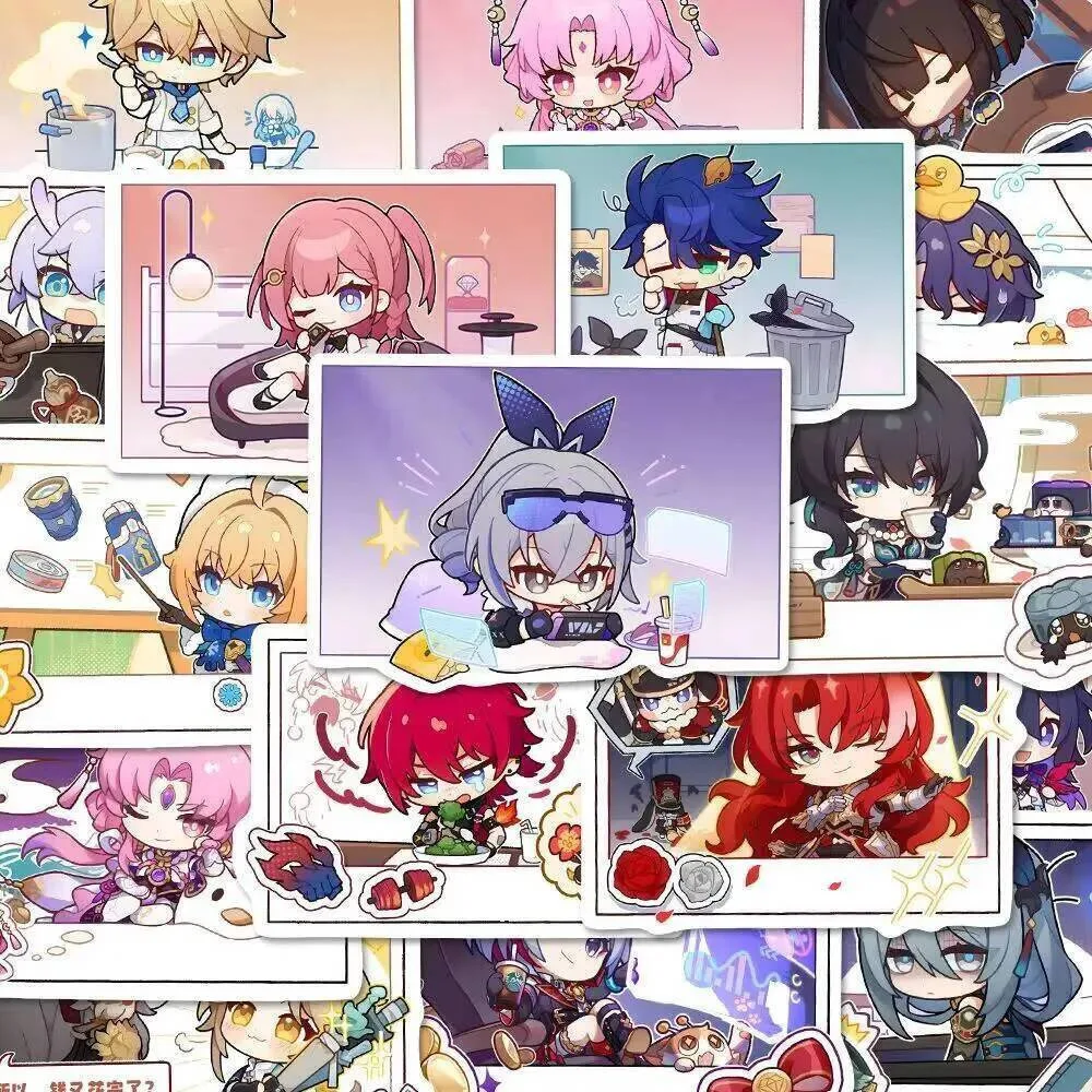 108 шт., аниме Honkai: Star Rail Bronya Rand, наклейки для ноутбука, гитары, телефона, водонепроницаемые граффити, шлем, автомобильная наклейка 
108 шт., аниме Honkai: Star Rail Bronya Rand, наклейки для ноутбука, гитары, телефона, водонепроницаемые граффити, шлем, автомобильная наклейка