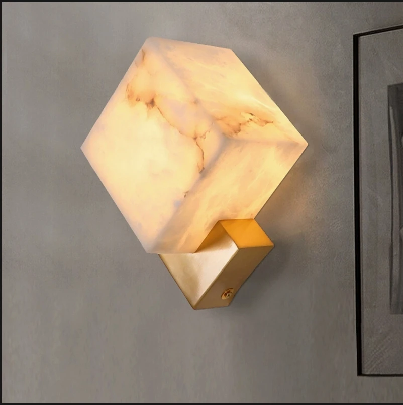 Luxury Jade Wall Lamps Luminaires Modern LED Home Decor Study Living Room Bedroom Bedside Square Marble Lighting Fixtures
Luxury Jade Wall Lamps Luminaires Modern LED Home Decor Study Living Room Bedroom Bedside Square Marble Lighting Fixtures