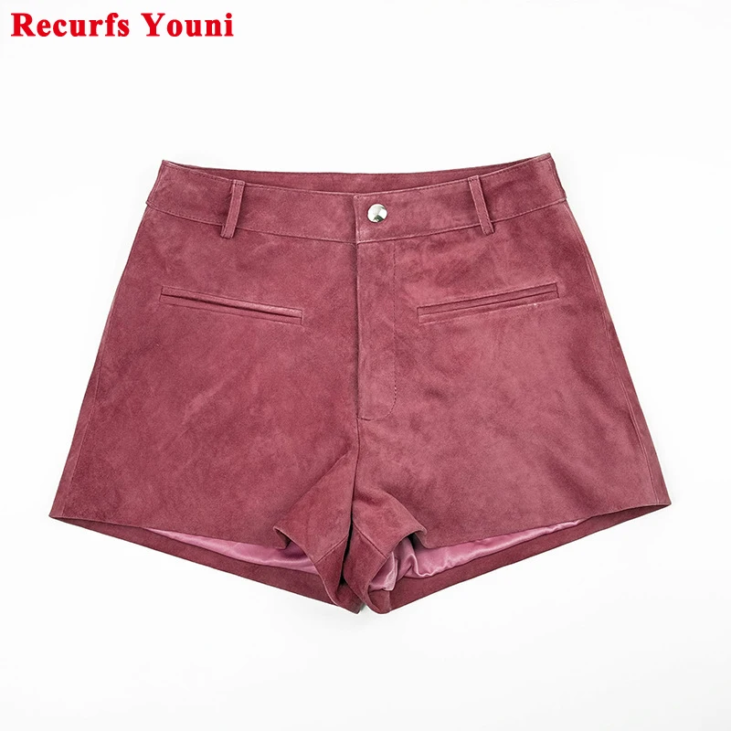 Women's Slimming Leather Short Shorts Summer Hip Pop Kid Suede Short Pants Feminino Rose Pink Casual Straight Leg Tiny Shorts
Women's Slimming Leather Short Shorts Summer Hip Pop Kid Suede Short Pants Feminino Rose Pink Casual Straight Leg Tiny Shorts