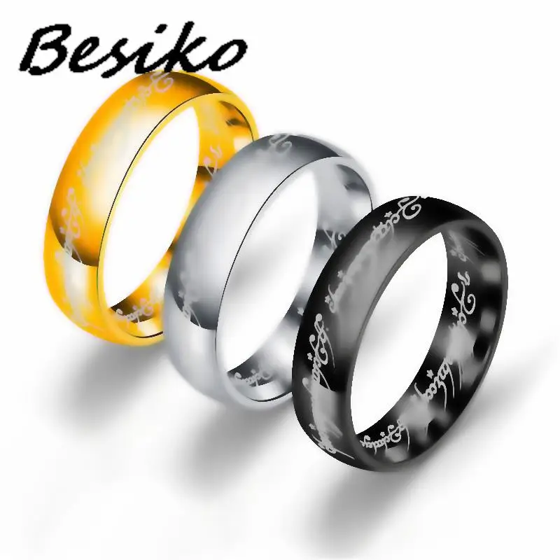 Besiko 3D MIDI Ring Stainless steel 1 Ring of Power Ring Movie Refined Carved Women Men Fashion Jewelry Wholesale Dropshipping
Besiko 3D MIDI Ring Stainless steel 1 Ring of Power Ring Movie Refined Carved Women Men Fashion Jewelry Wholesale Dropshipping