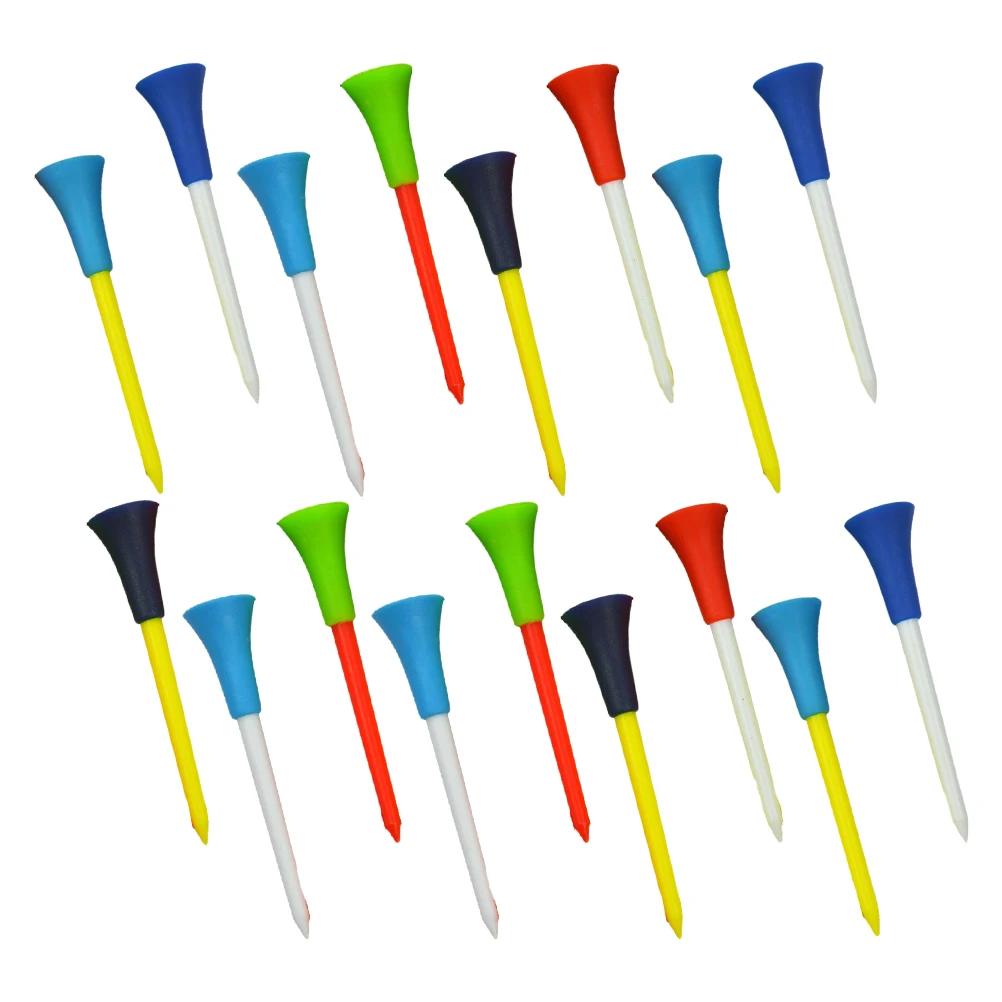 15pcs Golf Tees Unbreakable Professional Golfs Accessories Colorful Plastic Golfs Ball Stand Holder Base Course Equipment
15pcs Golf Tees Unbreakable Professional Golfs Accessories Colorful Plastic Golfs Ball Stand Holder Base Course Equipment