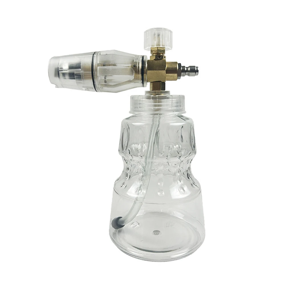 High Pressure Washer Snow Foam Cannon PA Foam Lance Full Copper Transparent Snow Foam Bottle Spray Gun Car Washing Accessories
High Pressure Washer Snow Foam Cannon PA Foam Lance Full Copper Transparent Snow Foam Bottle Spray Gun Car Washing Accessories
