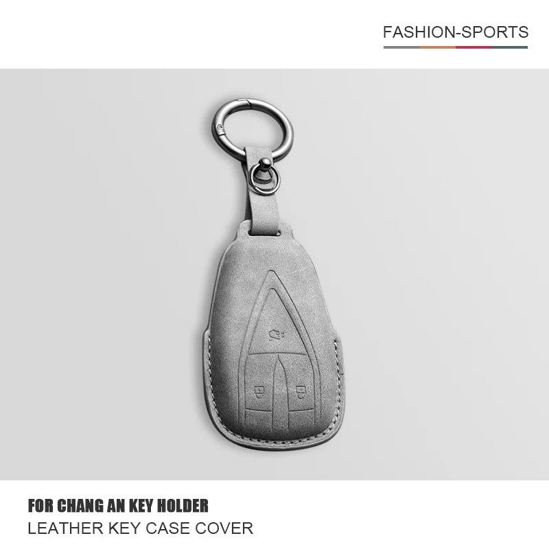 Leather Car Smart Remote Key Case Cover Keychain For Changan CS35 PLUS CS75PLUS CS55PLUS Eado UNI-T Oushang X5 X7 EV Accessories 
Leather Car Smart Remote Key Case Cover Keychain For Changan CS35 PLUS CS75PLUS CS55PLUS Eado UNI-T Oushang X5 X7 EV Accessories