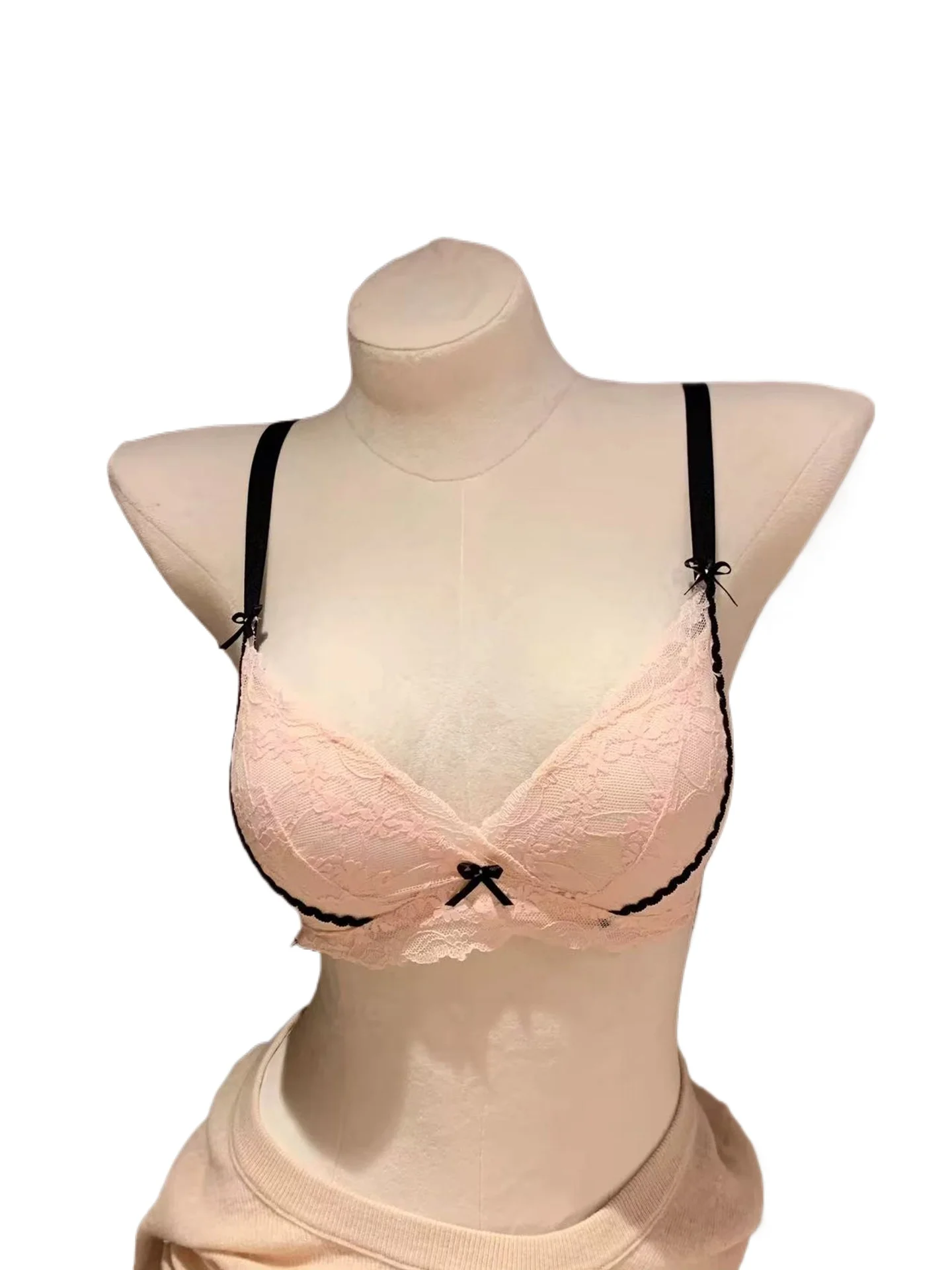 Lace lingerie for women, wireless push-up bra for small breasts, enhances cleavage & lifts, side support to gather underarm fat,
Lace lingerie for women, wireless push-up bra for small breasts, enhances cleavage & lifts, side support to gather underarm fat,