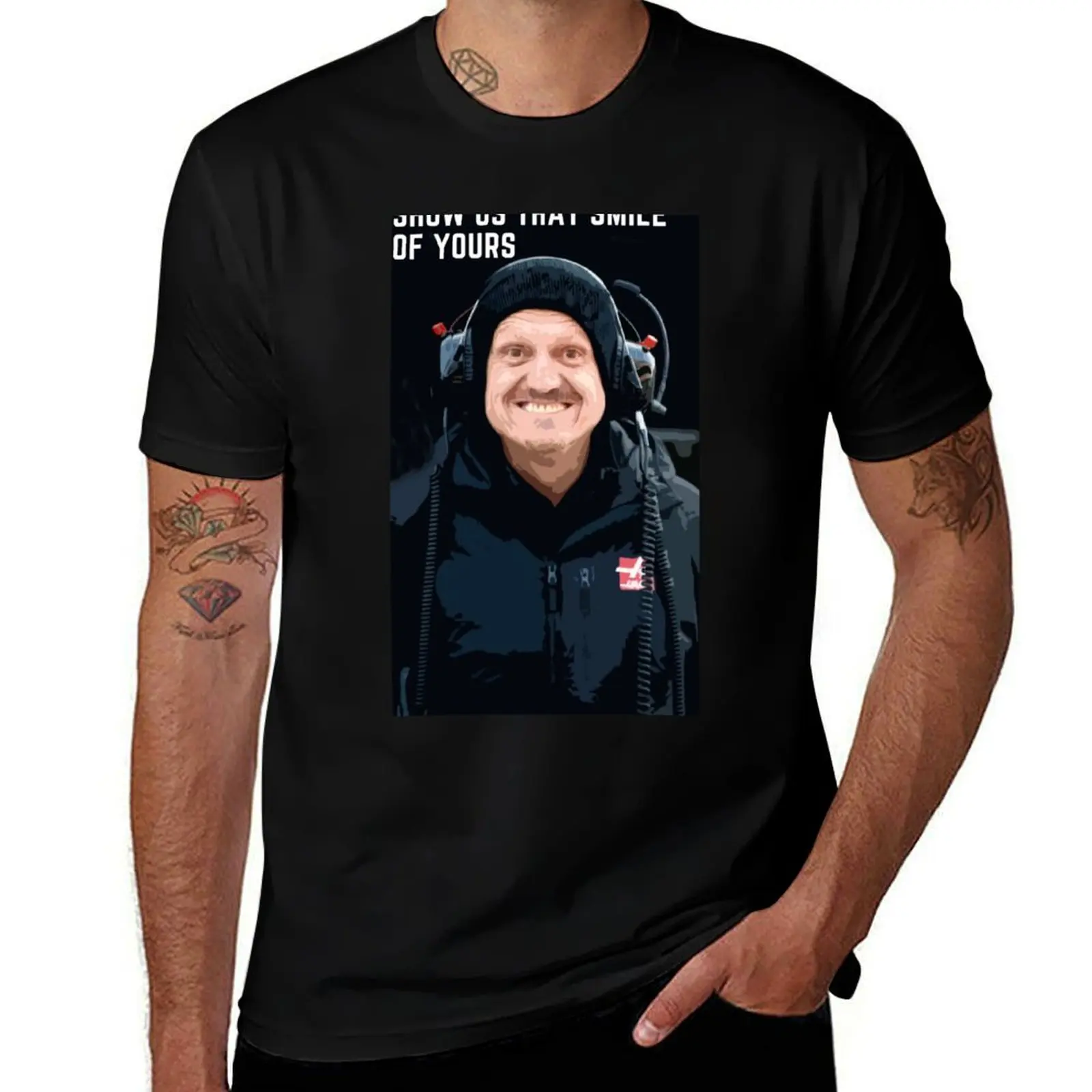 Gunther Steiner / Show Us That Smile Of Yours T shirts and more Merch !! T-Shirt anime shirt Men's t-shirt
Gunther Steiner / Show Us That Smile Of Yours T shirts and more Merch !! T-Shirt anime shirt Men's t-shirt