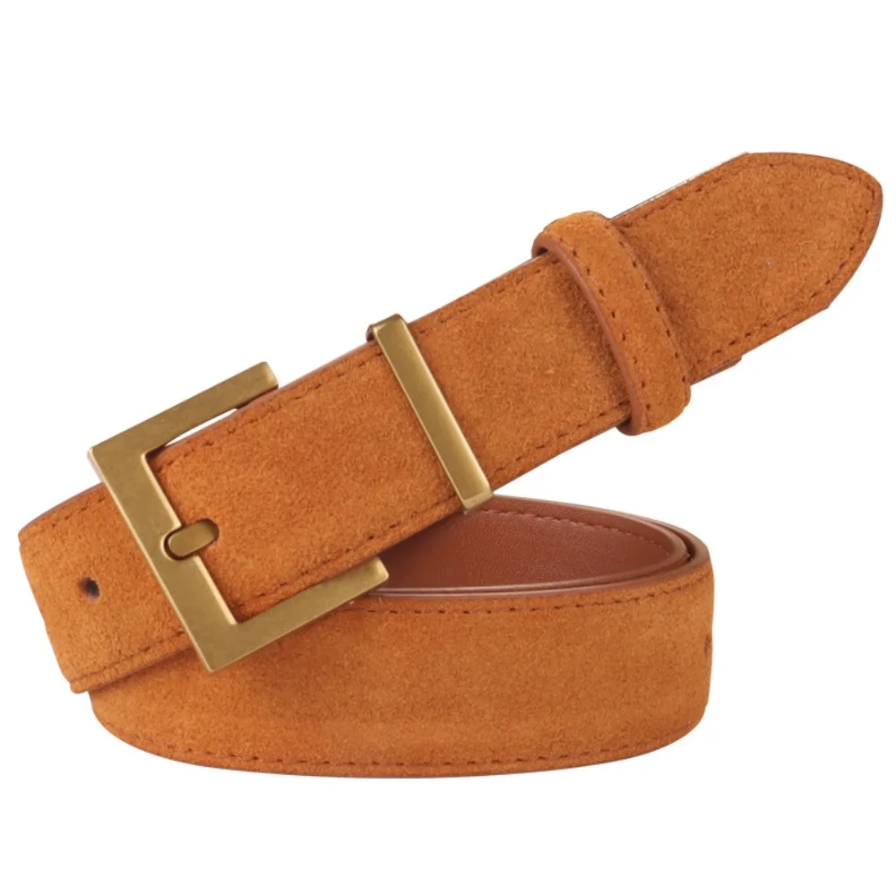 Retro Luxury Design Suede Leather Belt Casual Trendy Pin Buckle Waistband Versatile Business Waist Strap Gifts
Retro Luxury Design Suede Leather Belt Casual Trendy Pin Buckle Waistband Versatile Business Waist Strap Gifts