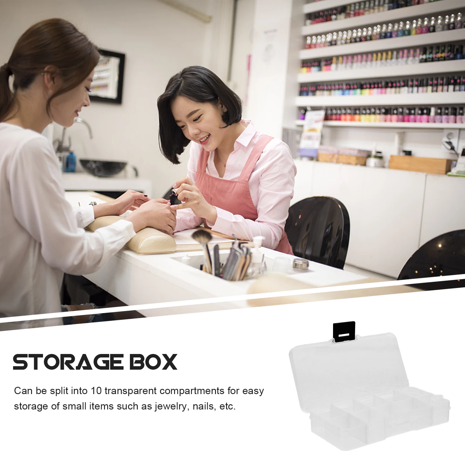 4pcs Transparent Organizer Case For Art Accessories Fake Container Display Lightweight Portable Tool Box Salon Home Use Nail Art
4pcs Transparent Organizer Case For Art Accessories Fake Container Display Lightweight Portable Tool Box Salon Home Use Nail Art