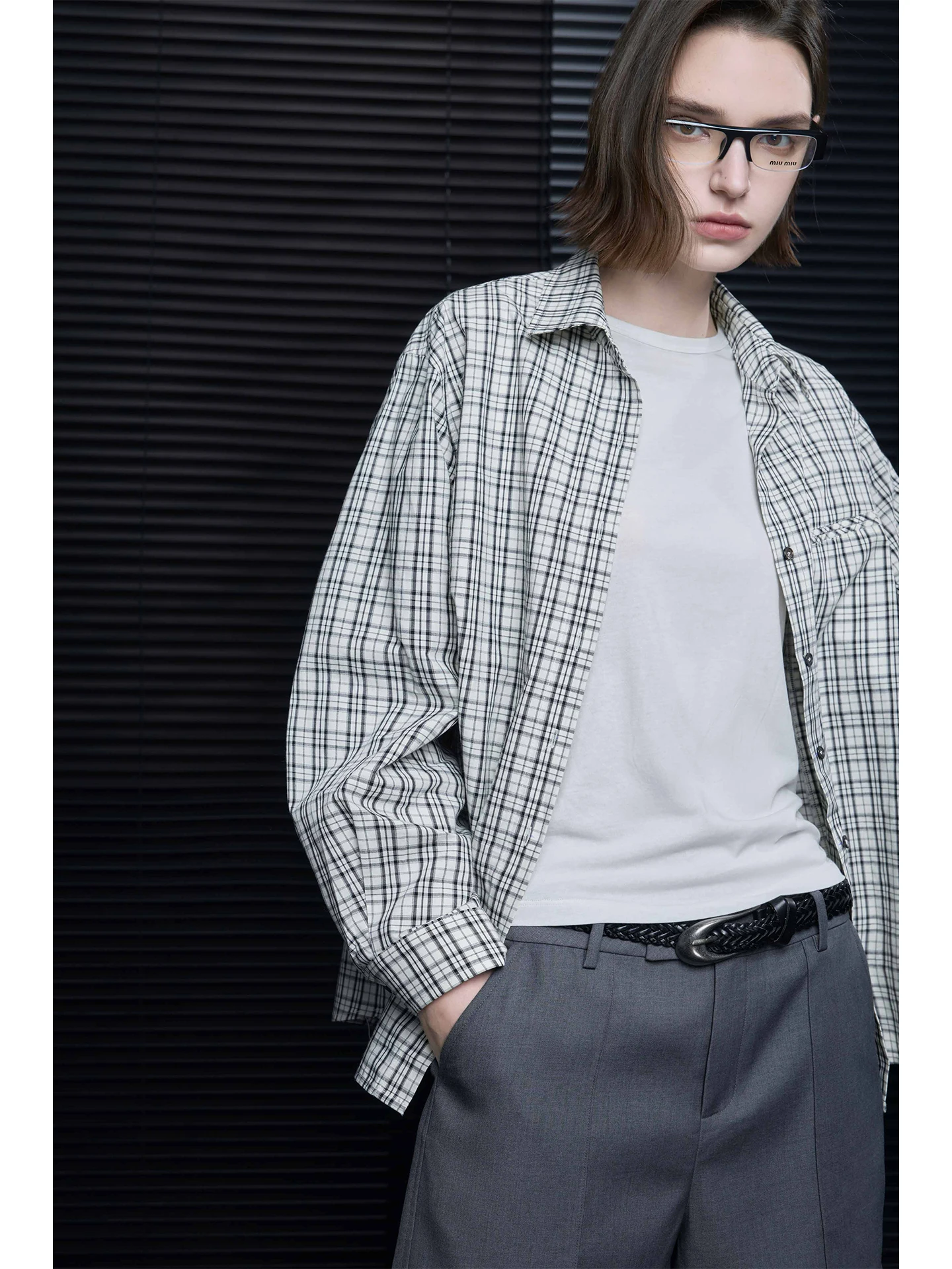 Pure Cotton Plaid irt Jaet Women's Early Spring New Sle Retro High-End Lightweight Luxury Anti-Aging Street Sle Loose...
Pure Cotton Plaid irt Jaet Women's Early Spring New Sle Retro High-End Lightweight Luxury Anti-Aging Street Sle Loose...